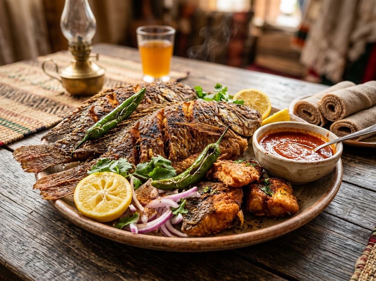 Crispy Asa Tibs, a traditional dish