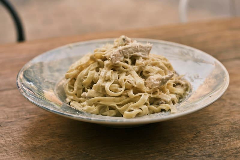 Creamy Chicken Alfredo, a western dish