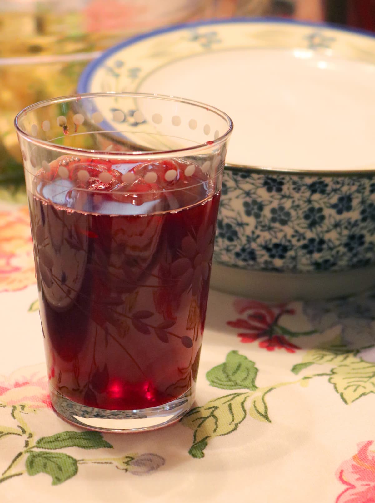Karkadeh Hibiscus Iced Tea, a drinks dish