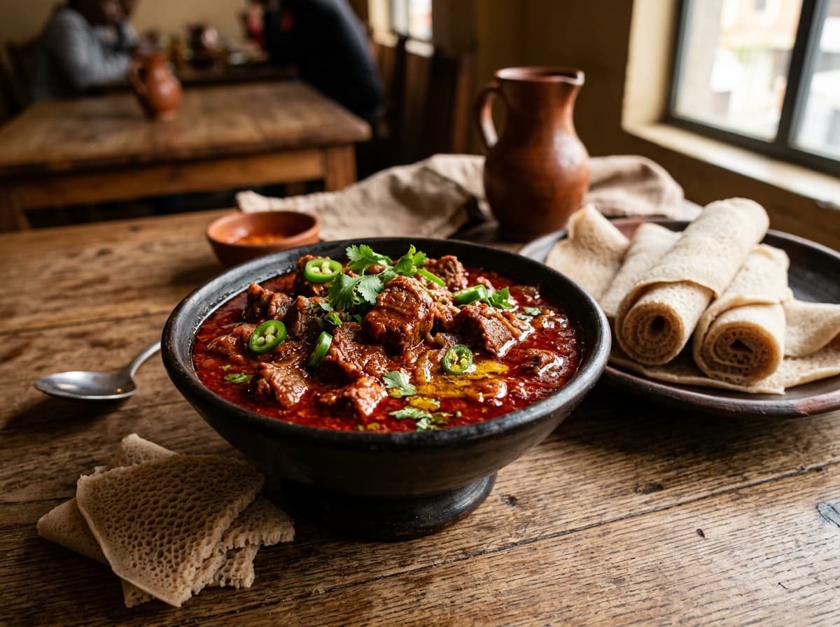 Spicy Beef Key Wat, a traditional dish