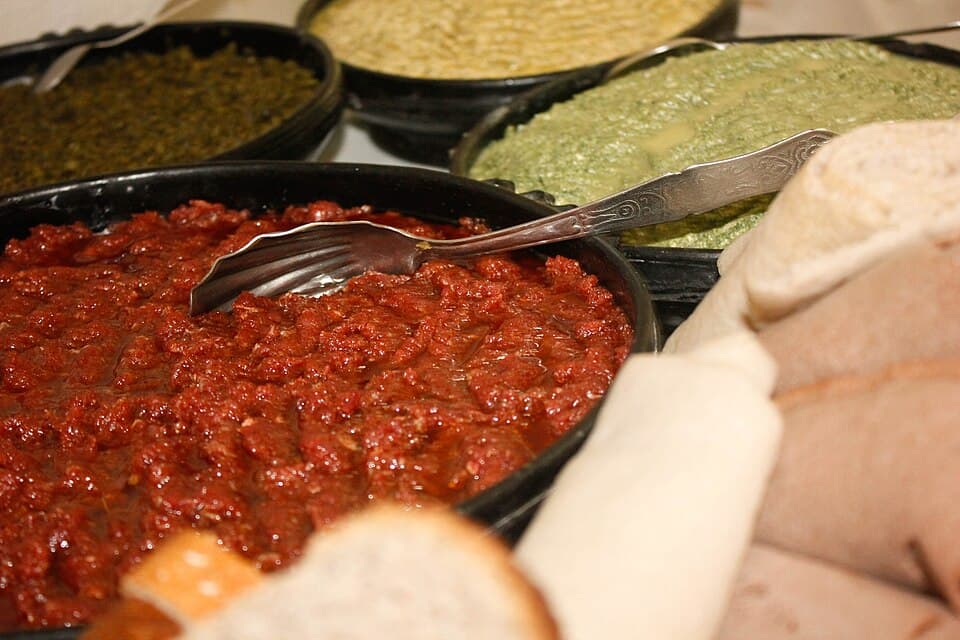 Special Kitfo, a traditional dish