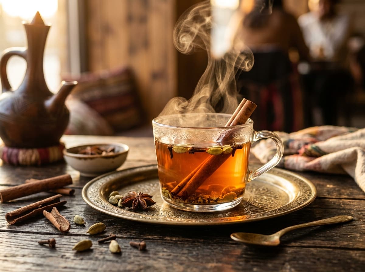 Ethiopian Spiced Chai (Shai), a drinks dish